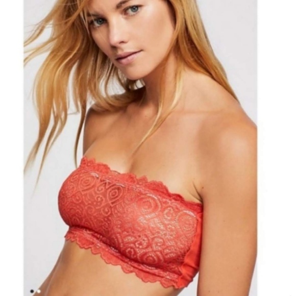 NWT Free People Seamless Reversible Lace Bandeau - Picture 2 of 6